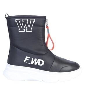 FORWARD F_WD FAUX LEATHER BOOT WITH ZIP for Women in Black NWOB Size 40/10